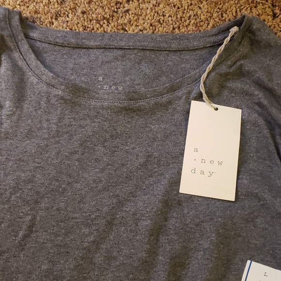 Long sleeve dark grey top - Picture 2 of 2